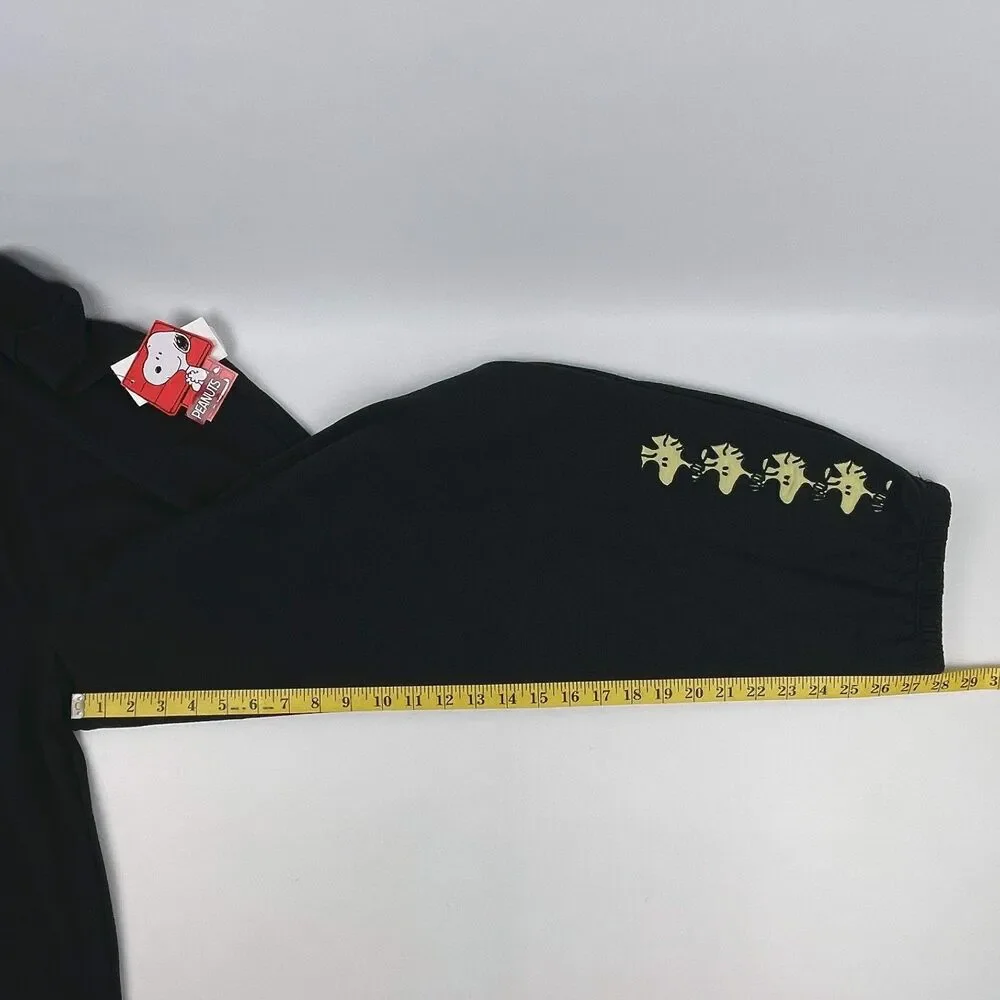 NWT Peanuts Snoopy Woodstock Black Lounge Pajama Jogger Pants Women Plus Size 1X